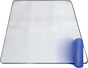 Camping Mat Foam Foil Blanket Foil Emergency Blanket Insulating Foil Mat Beach Picnic Blanket Portable Sleeping Mat for Parks Outdoors