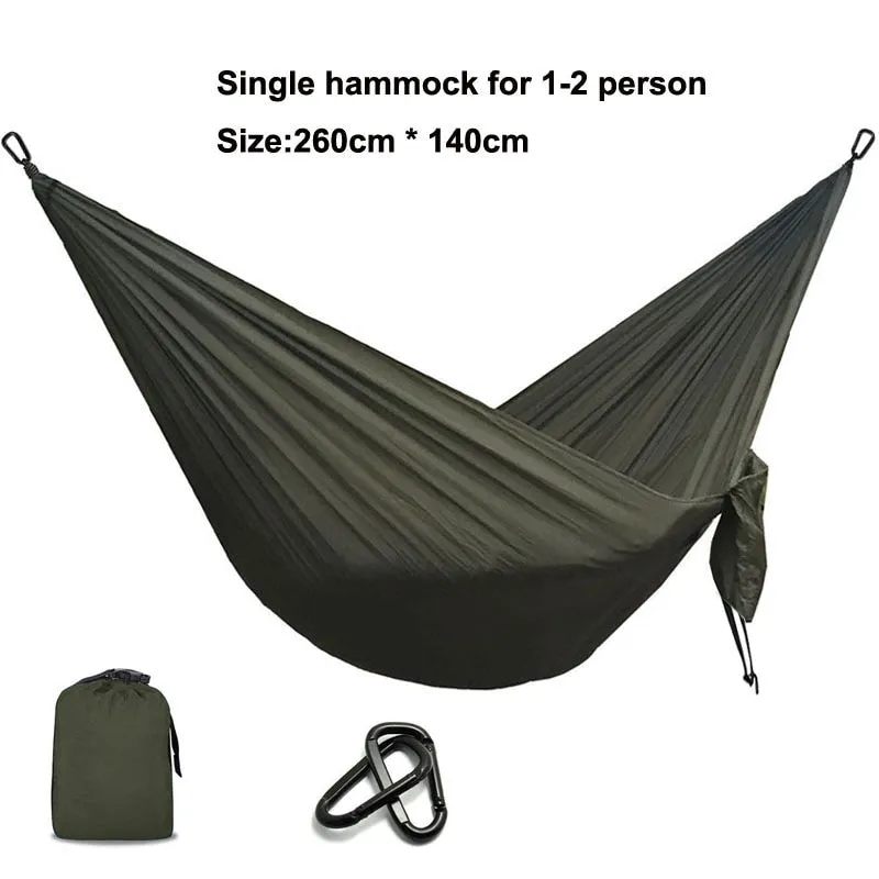 Camping Parachute Hammock Survival Garden Outdoor Furniture Leisure Sleeping Hamaca Travel Double
