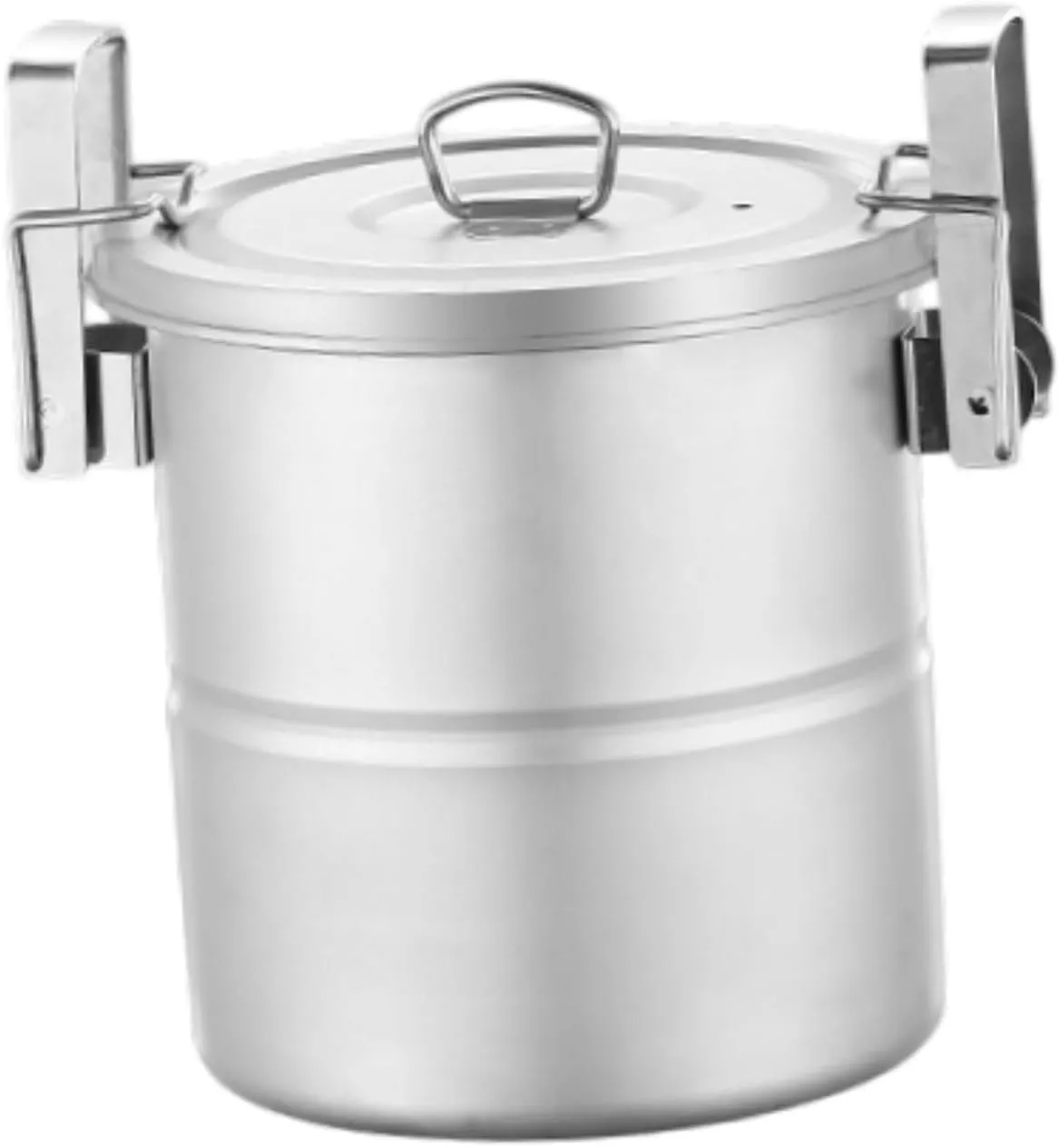 Camping Pot Camping Soup Pot Lightweight with Handle Outdoor Pot Campfire Cookware for Dinner Outdoor Survival Travel