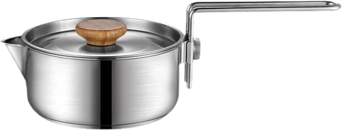 Camping Pot Cooking Pot Outdoor Cook Gear Multipurpose Camp Stockpot Camping Cookware for Picnics Hiking Fishing Travel Trips