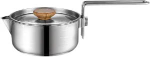 Camping Pot Cooking Pot Outdoor Cook Gear Multipurpose Camp Stockpot Camping Cookware for Picnics Hiking Fishing Travel Trips
