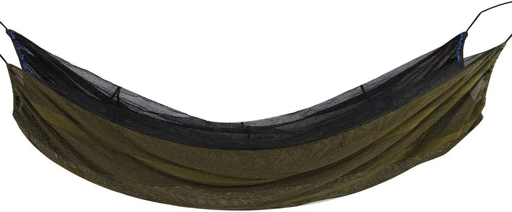 Camping Single Hammock, Portable Outdoor, Hiking Backpacking Survival Hammock, Durably and, Super Soft Material for Unprecedented Comfort (Dark Green)