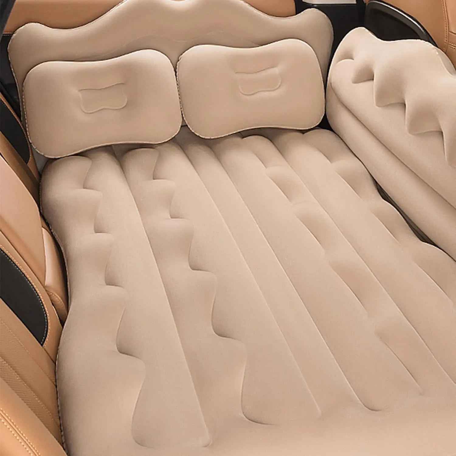Car Air Mattress for Cadillac Escalade (6Seats) 2015 2016 2017 2018 2019 Thickened Durable Car Camping Air Mattress Bed with Air Pump Inflatable Sleeping Mat,B