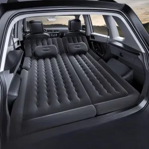 Car Air Mattress for Toyota Sequoia 2023-2024,Portable Self Inflating Cushion,Multifunctional Bed Inflatable Mat,Travel Home Sleeping Pad Cot Ideal for Road Trips Camping,Black
