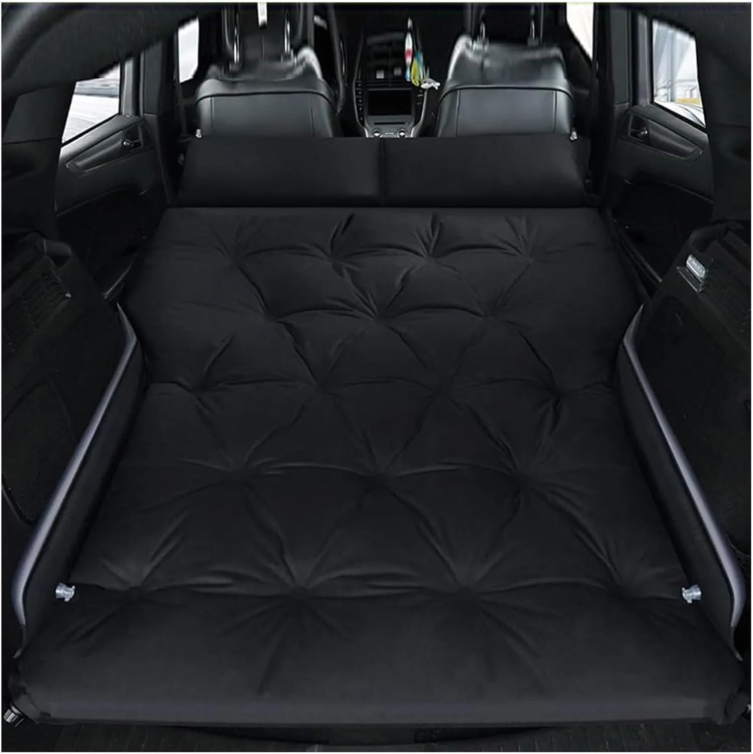 Car Air Mattress for Volkswagen VW Tiguan 2018-2024,Portable Self Inflating Cushion,Multifunctional Bed Inflatable Mat,Travel Home Sleeping Pad Cot Ideal for Road Trips Camping,Black