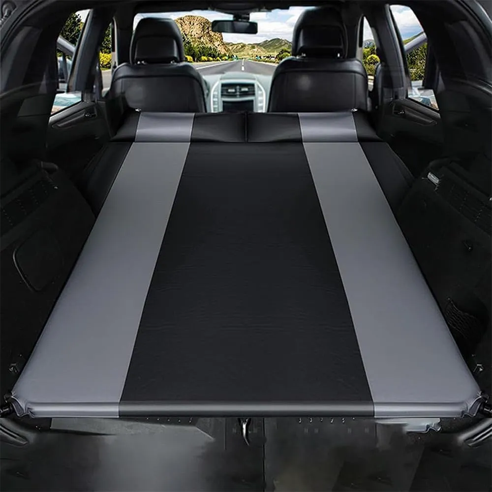 Car Inflatable Mattress for Ford Bronco Sport 2021 2022 2023 2024 Self Inflating Sleeping Pad Thickened Air Bed Cushion Camping Travel Mattress Multifunctional,Black