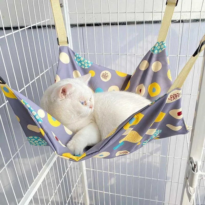 Cat Hammock for Cage 3 Color All Season Cute Bed