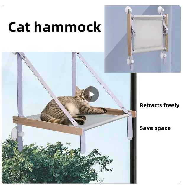 Cat Hammock Window Bed – A Cozy Throne for Your Feline!
