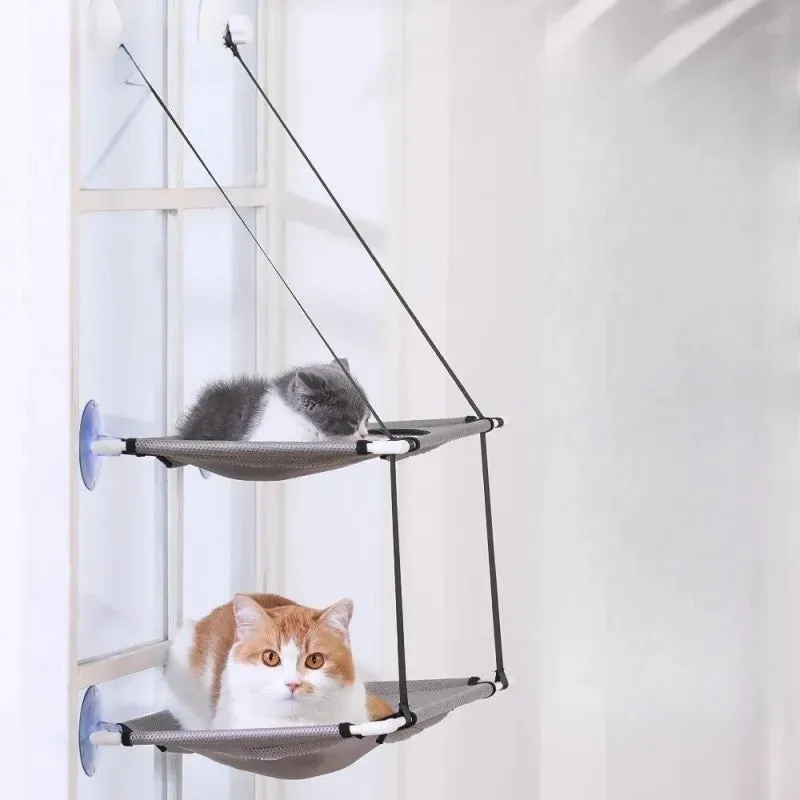 Cat Hammock Window Bed – A Cozy Throne for Your Feline!