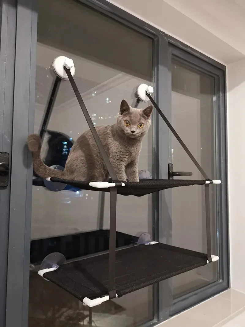 Cat Hammock Window Bed – A Cozy Throne for Your Feline!