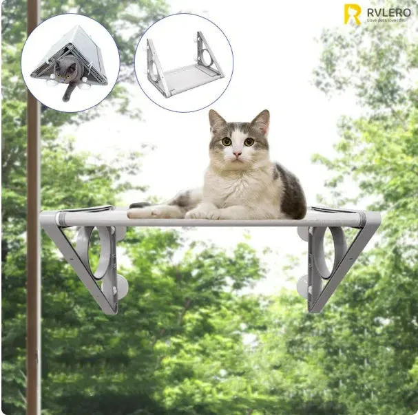 Cat Hammock Window Bed – A Cozy Throne for Your Feline!