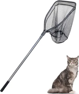 Catch Pole Net with Telescopic Handle,Animal Catcher Net for Cat,Rabbit,Chicken,Duck,Goose,Fish,Racoon,and Other Poultry Wildlife