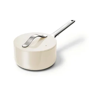 Ceramic Sauce Pan with Lid, 1.75 qt