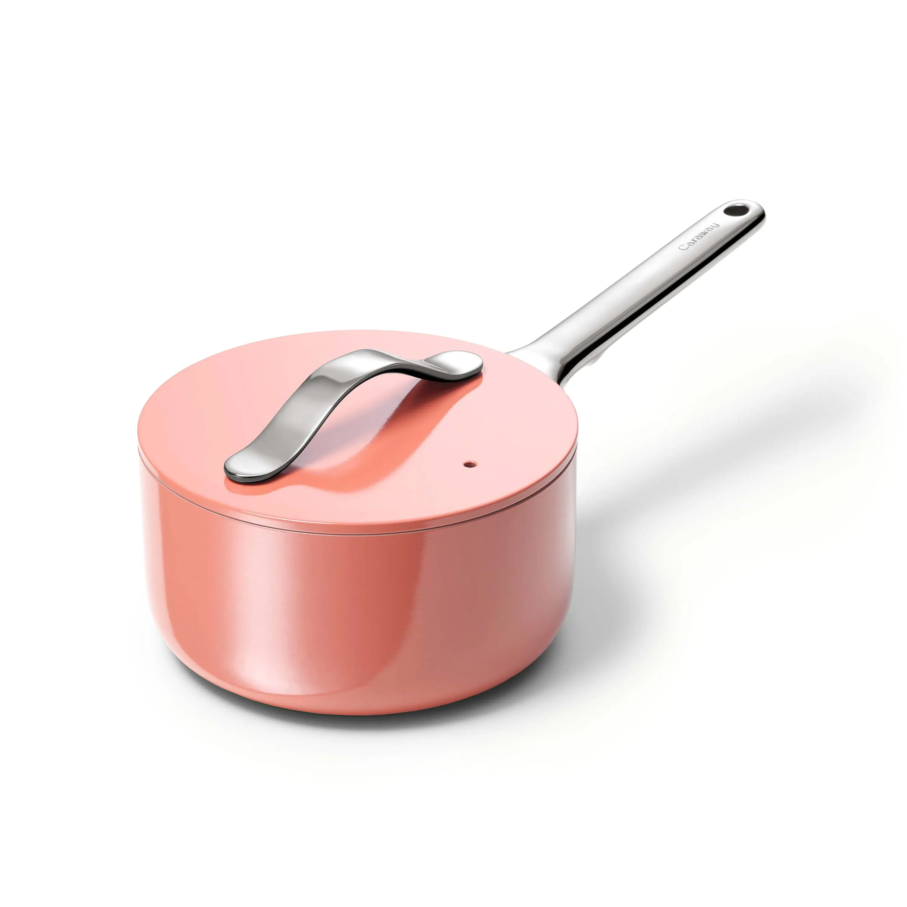 Ceramic Sauce Pan with Lid, 1.75 qt