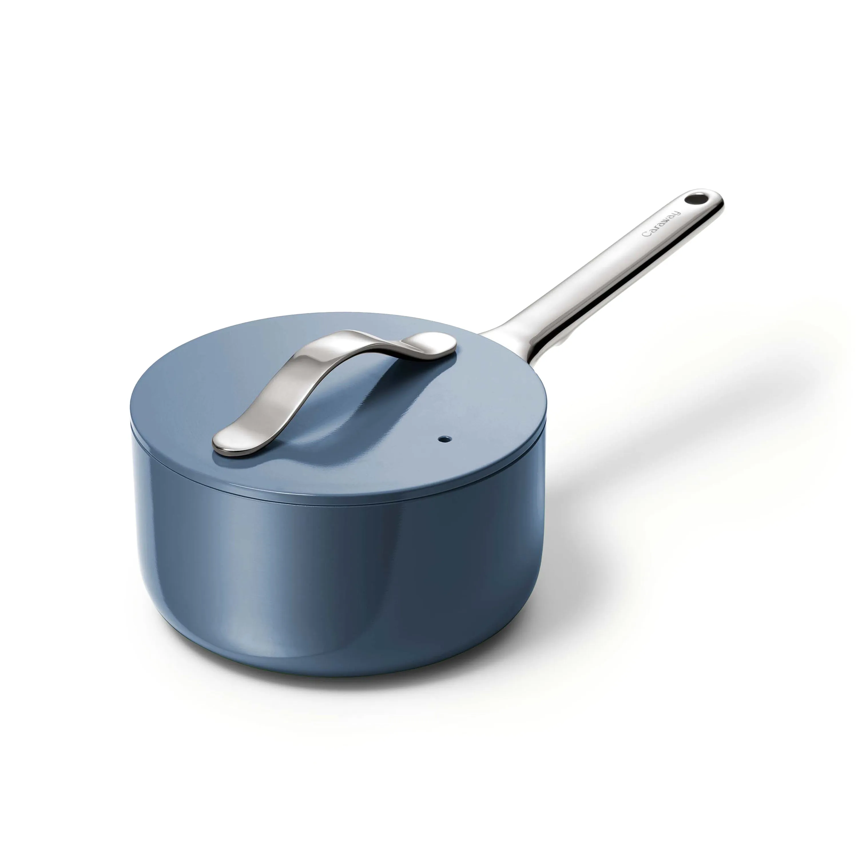 Ceramic Sauce Pan with Lid, 1.75 qt