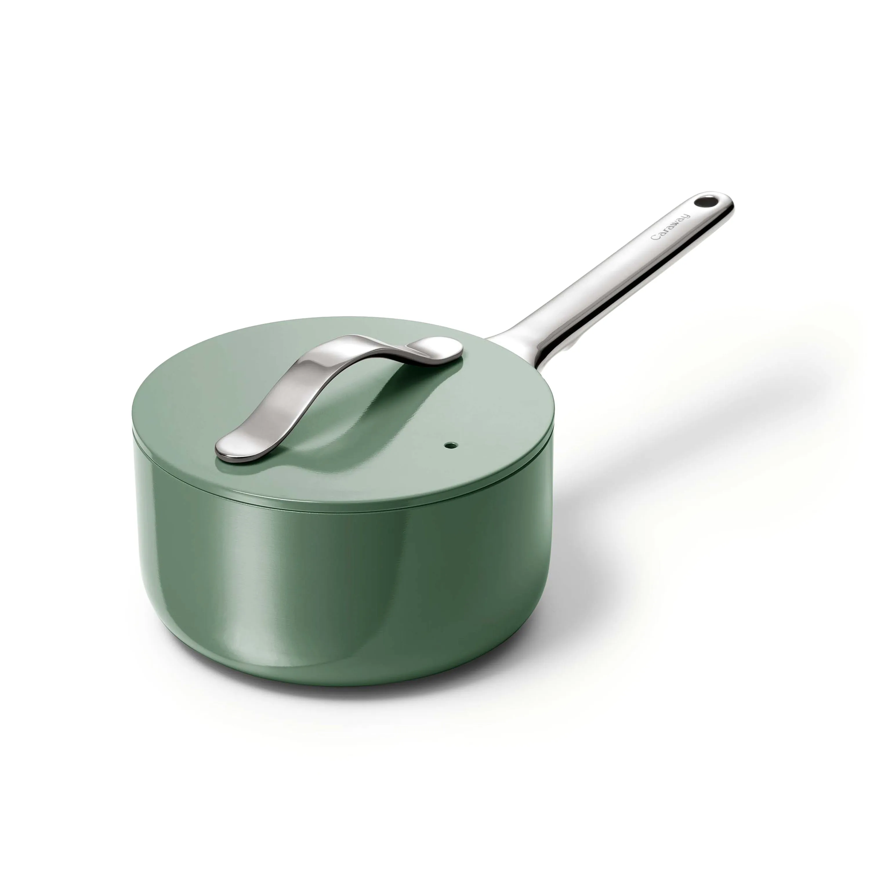 Ceramic Sauce Pan with Lid, 1.75 qt