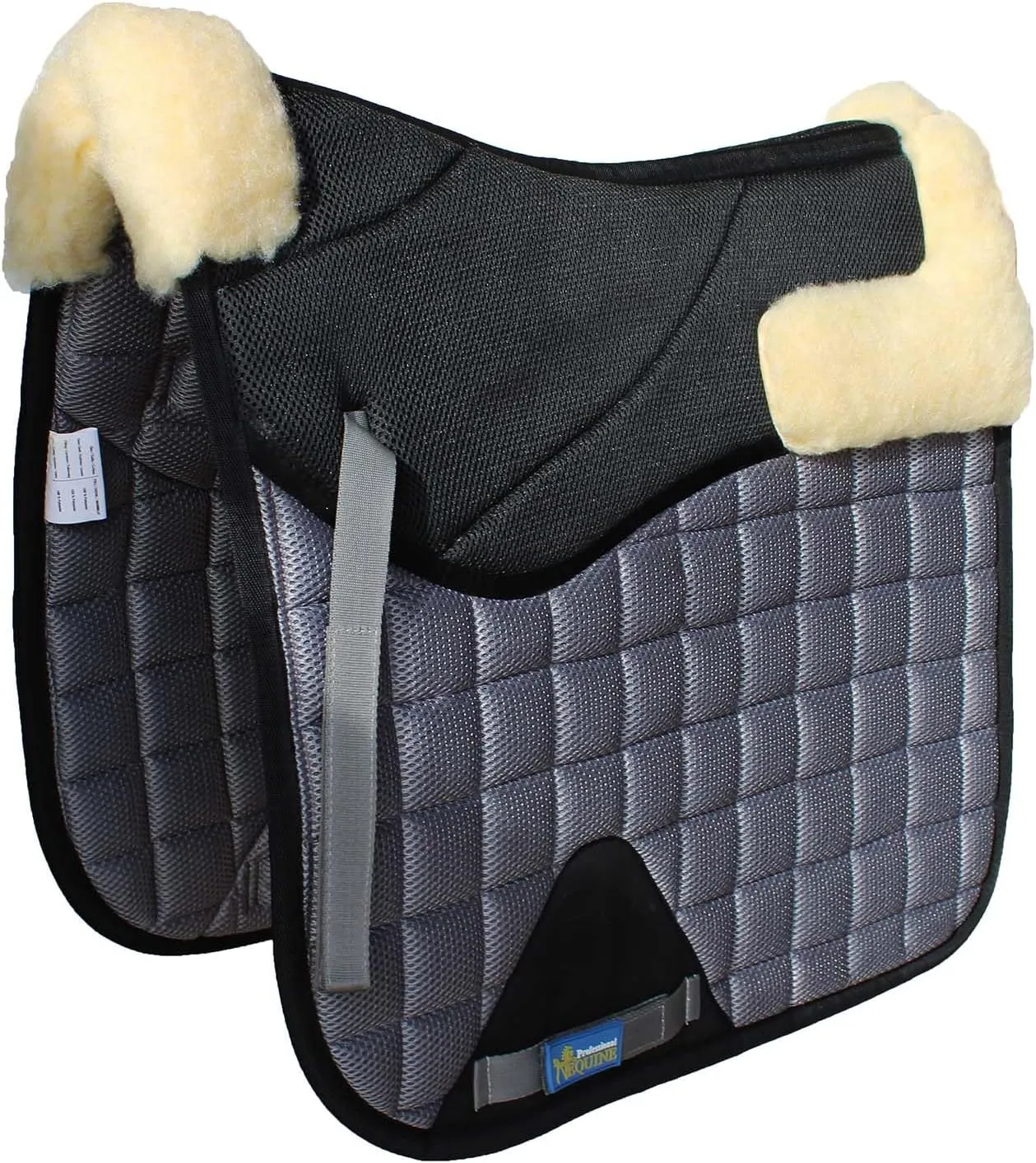 CHALLENGER Horse English Quilted Dressage Square Contoured Lightweight Trail Saddle Pad 72TS30