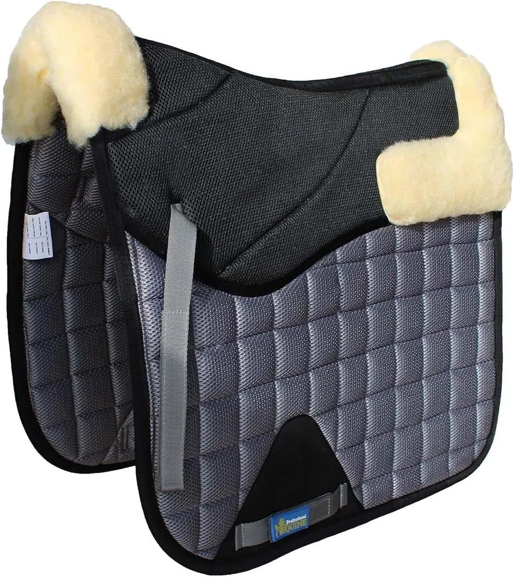 CHALLENGER Horse English Quilted Dressage Square Contoured Lightweight Trail Saddle Pad 72TS30