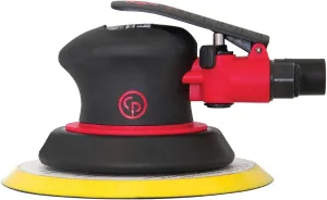 Chicago Pneumatic CP7255 - Air Random Orbital Sander Tool, Home Improvement, Woodworking Tools, Polisher, Rust Removal, Sanding Tool, Non-Vacuum, PSA, 6 Inch (150 mm), 0.28 HP / 210 W - 12000 RPM, One Size, Factory