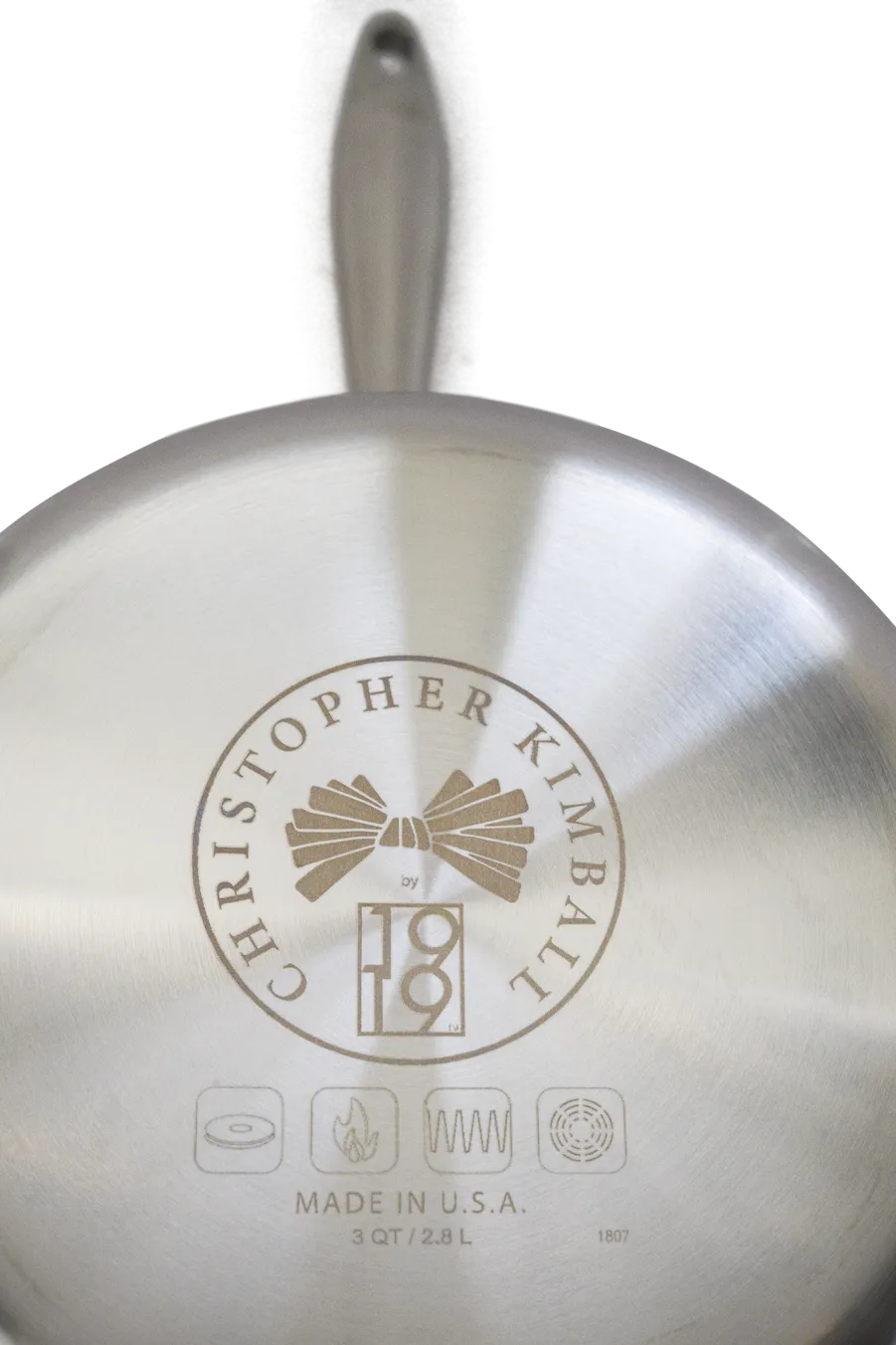Christopher Kimball by Regal Ware 3-quart Covered Stainless Steel Saucepan