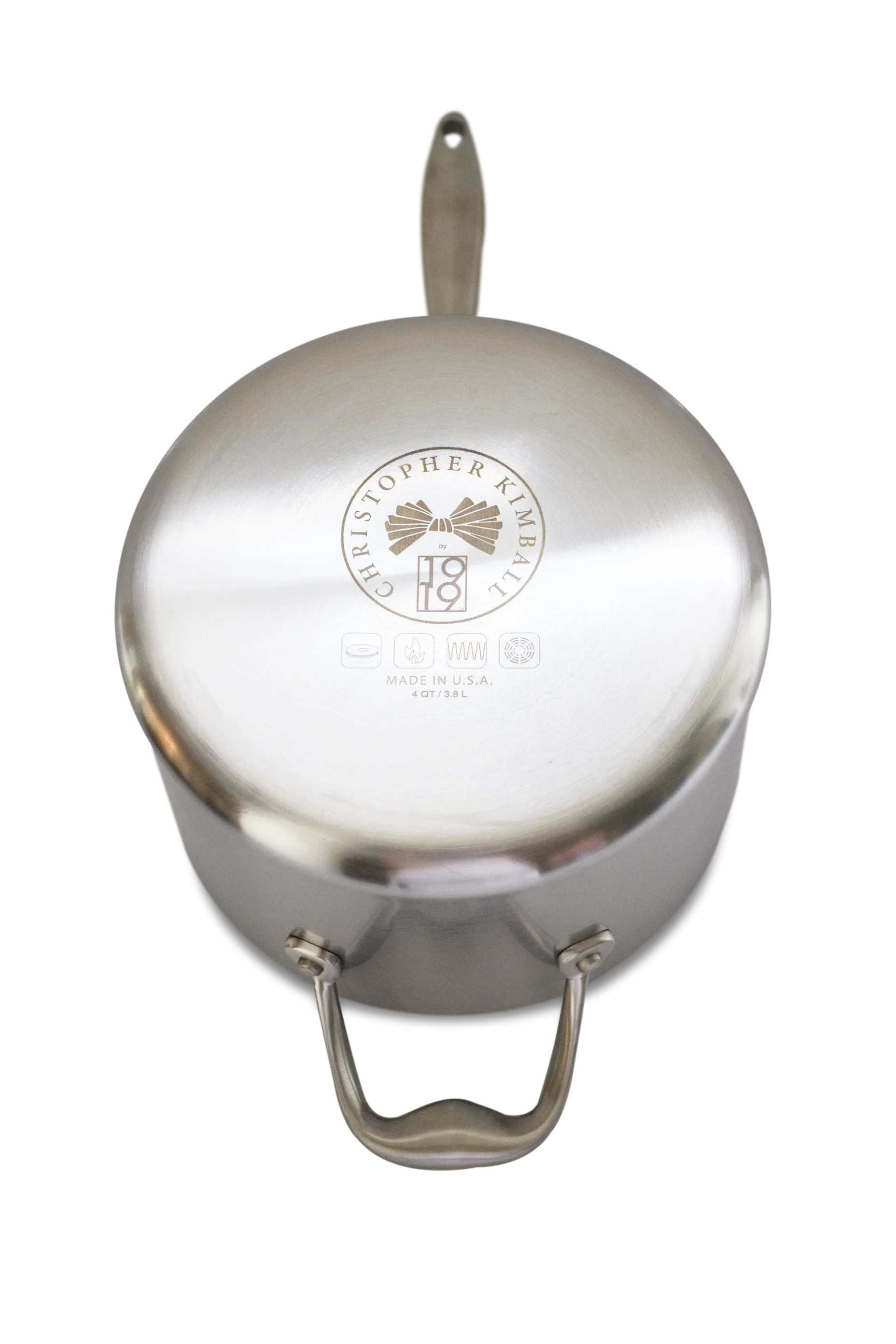 Christopher Kimball by Regal Ware 4-quart Covered Stainless Steel Saucepan