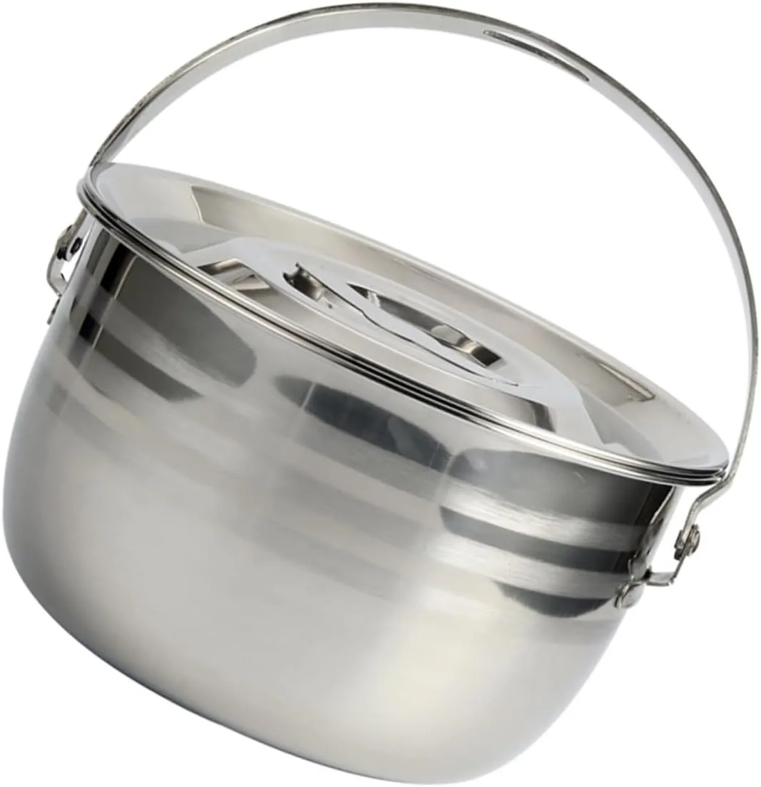 Ciieeo Large Capacity Soup Pot Non-stick Stock Pot for Camping Aluminum Cookware for Outdoor Cooking