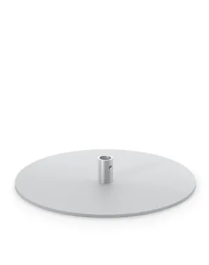 Classic Banner Stand 24 Wide Round Base | Silver