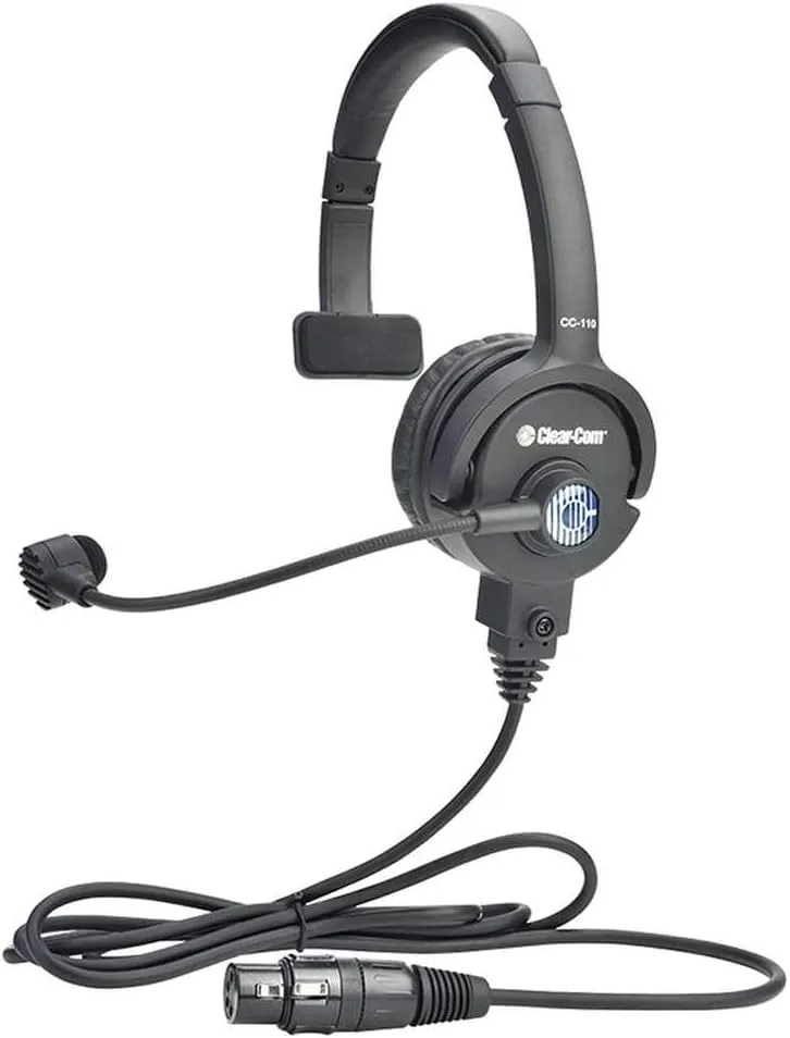 Clear-Com CC-110-X4 | Single On Ear 4 Pin Female XLR Cardioid Headset