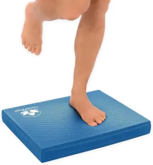 Clever Yoga Balance Pad - Foam Balance Pad for Exercise, Pilates & Workout, Non-Slip Thick Foam Base & Physical Therapy Equipment for Strength & Stability Training