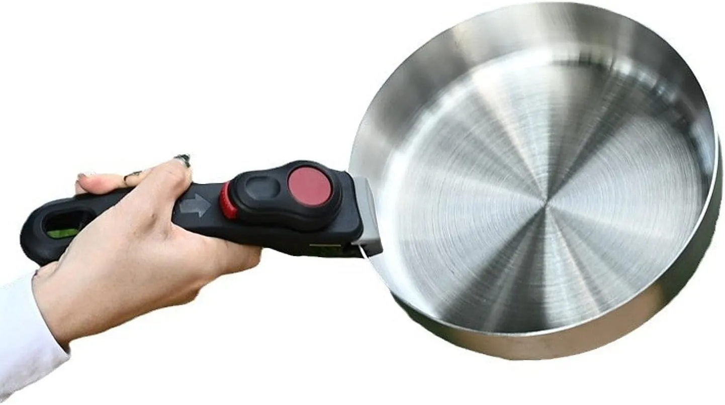 Compact Cookware for Camping Including Frying Pan and Cooking Pot