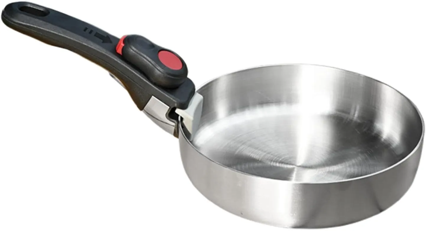 Compact Cookware for Camping Including Frying Pan and Cooking Pot