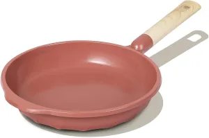 COOKLOVER Nonstick Frying Pan 100% PFOA Free Cookware Induction Skillet Stir Fry Pan (Coral, 9.5 inch)