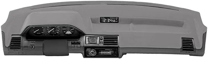 Coverking Dash Cover Mat Pad Custom Designed for Select Ram 1500 Dashboards: Velour Material, Gray