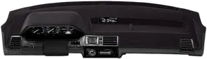 Coverking Dash Cover Mat Pad Custom Designed for Select Toyota RAV4 Dashboards: Velour Material, Black