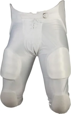 Cramer Youth Football Pants, 7-Pad Protection (Hip, Tailbone, Thigh, Knee), Black, Adjustable Strap, High-Rise Hip Padding, Designed for High-Impact