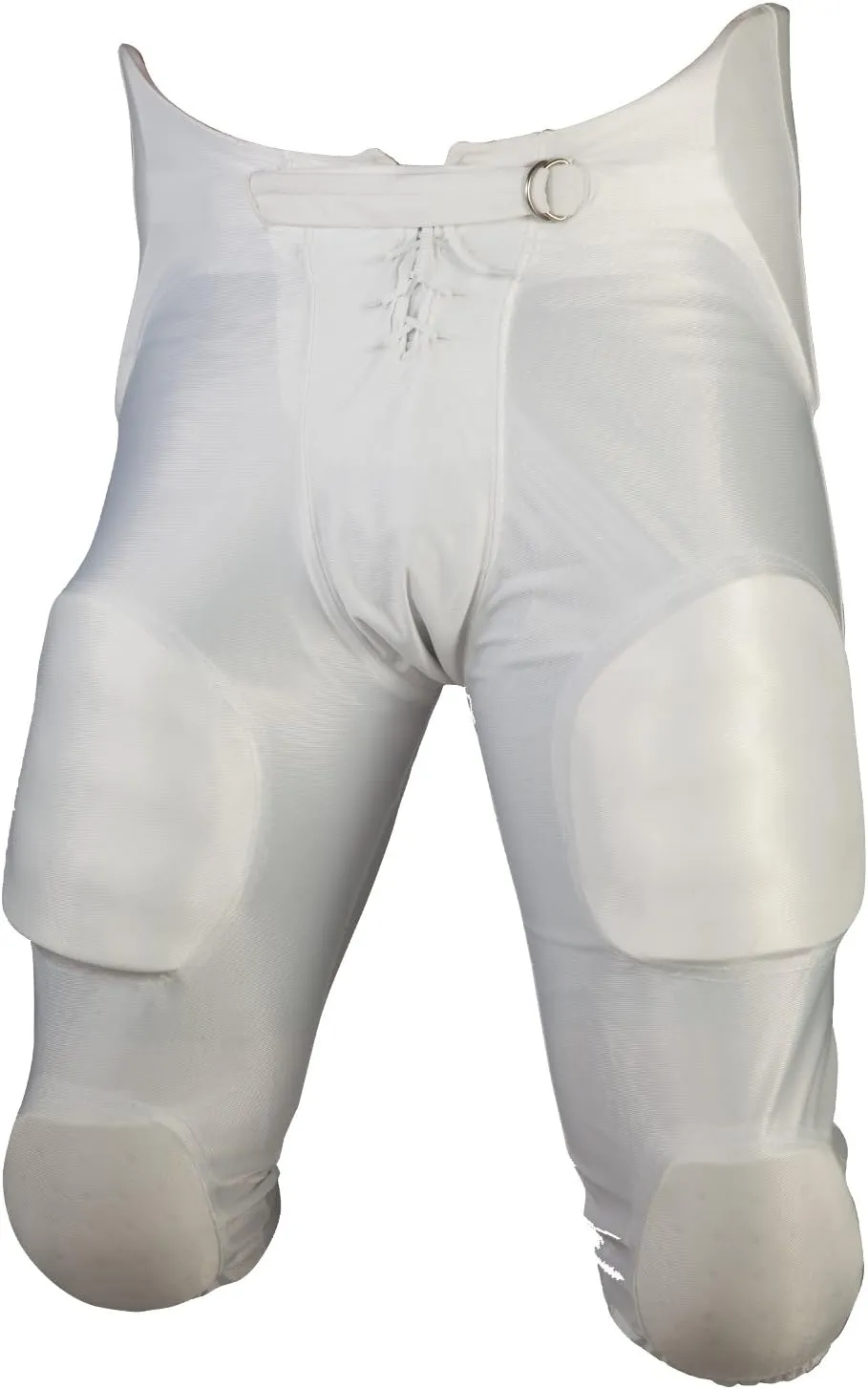 Cramer Youth Football Pants, 7-Pad Protection (Hip, Tailbone, Thigh, Knee), Black, Adjustable Strap, High-Rise Hip Padding, Designed for High-Impact
