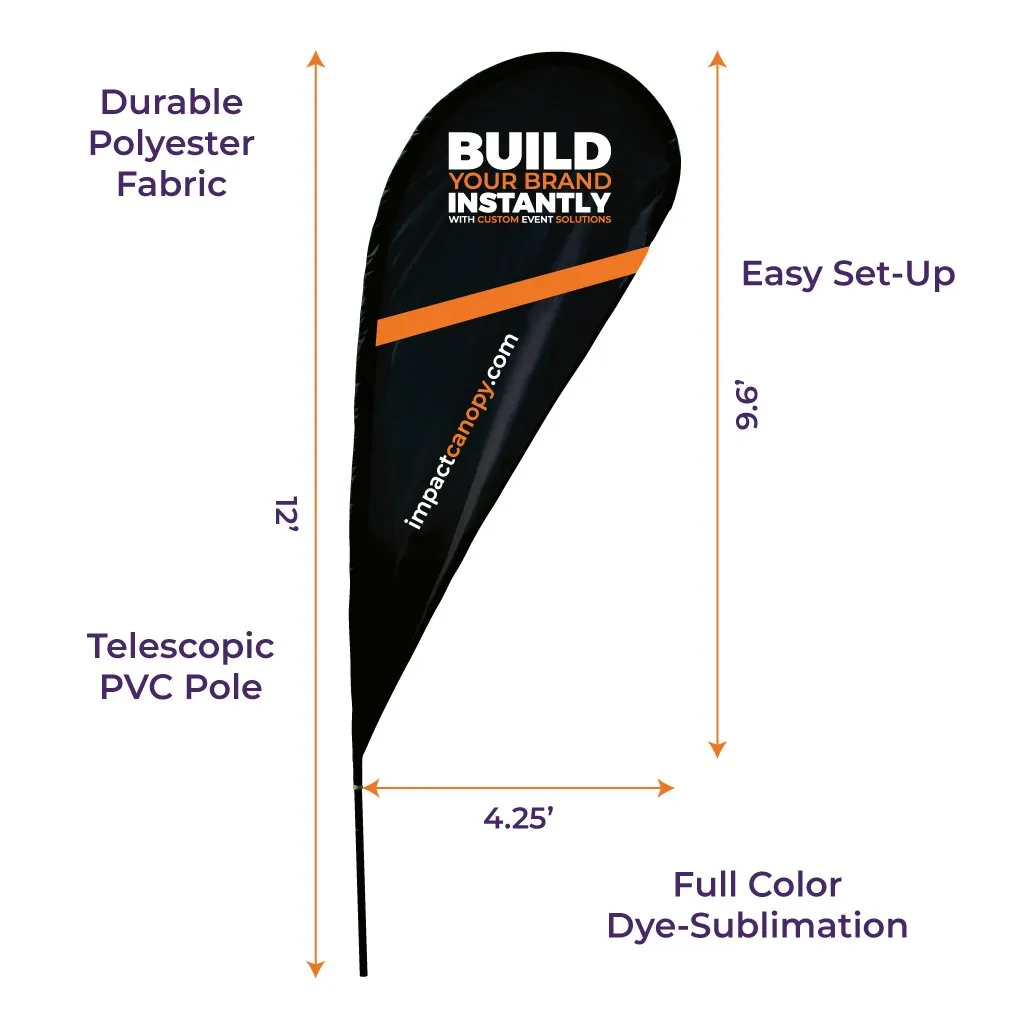 Custom Printed Grande Blade Flag