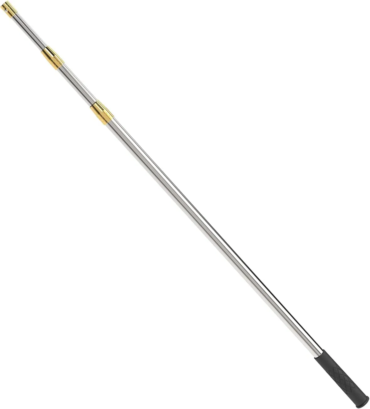 Cyfie Retractable Fishing Gaff, Stainless Steel Flounder Gig Frog Gig Gaff Pole, Muti-Size Telescopic Fishing Gaff with 8mm Screw, Capable for Gaff Harpoon Hook