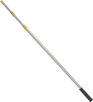 Cyfie Retractable Fishing Gaff, Stainless Steel Flounder Gig Frog Gig Gaff Pole, Muti-Size Telescopic Fishing Gaff with 8mm Screw, Capable for Gaff Harpoon Hook