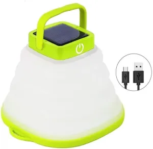 DHAEY Portable Camping Light Solar Powered Lantern LED MINI Hanging Flashlight for Tent Lamp Solar,USB Input Collapsible Waterproof Luopan Tracking Lighting (Size : 1 Piece)