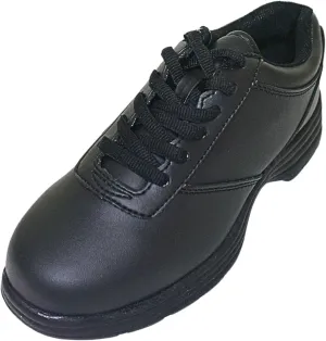 DINKLES Edge Men's Marching Band Shoes, Comfortable, Medium Width, Black