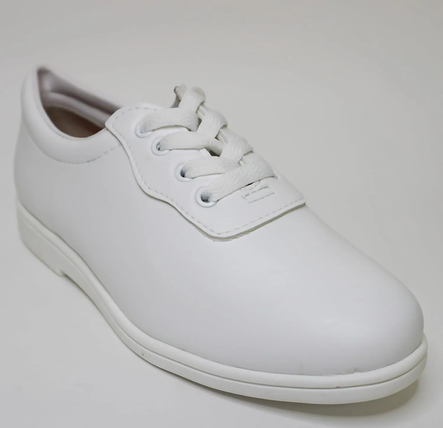 Dinkles Men's Glide Marching Band Shoes, Comfortable, Medium Width, White