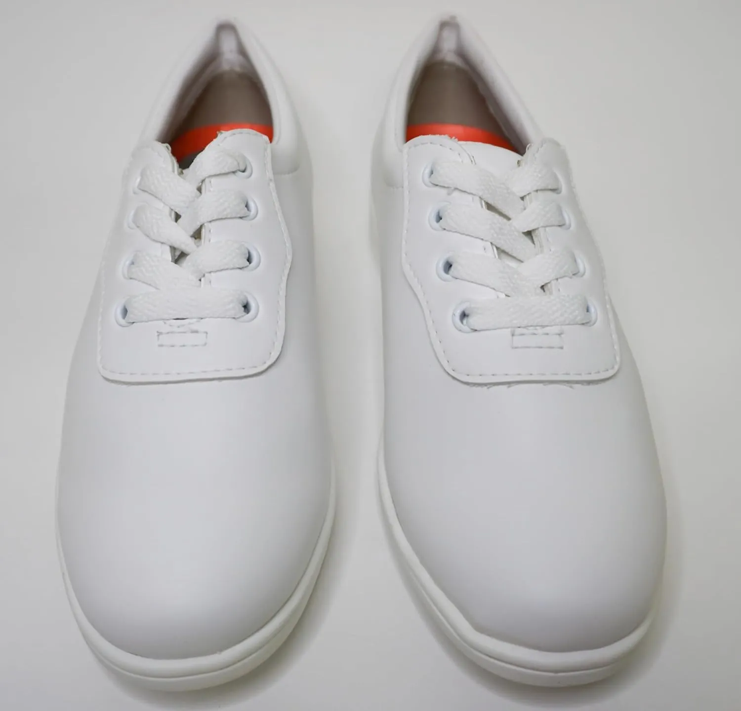 DINKLES Men's Glide Marching Band Shoes, Comfortable, Wide Width, White