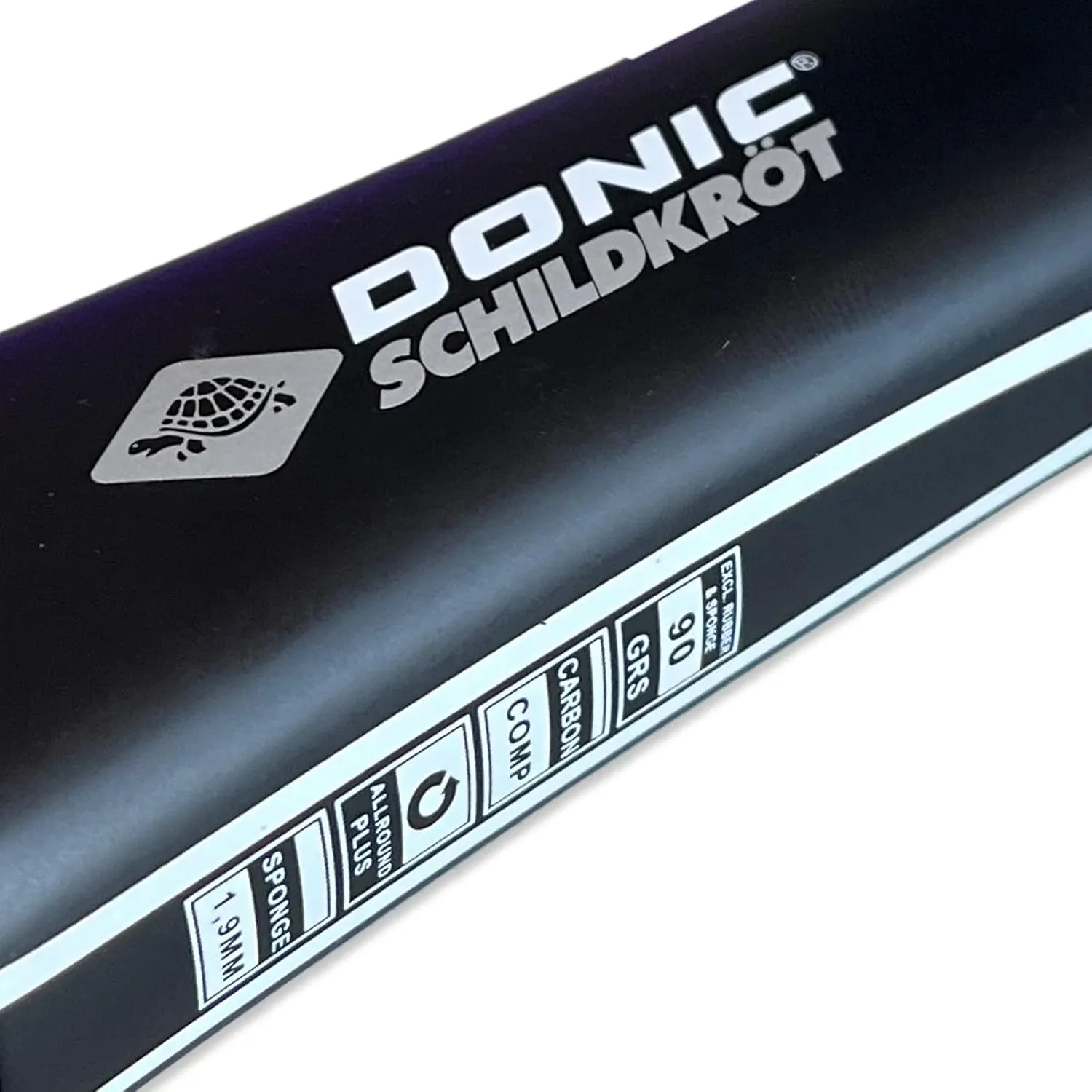 Donic-Schildkrt 100% Carbon Table Tennis Bat CarboTec 7000 Includes Racket Bag One Piece Construction Black