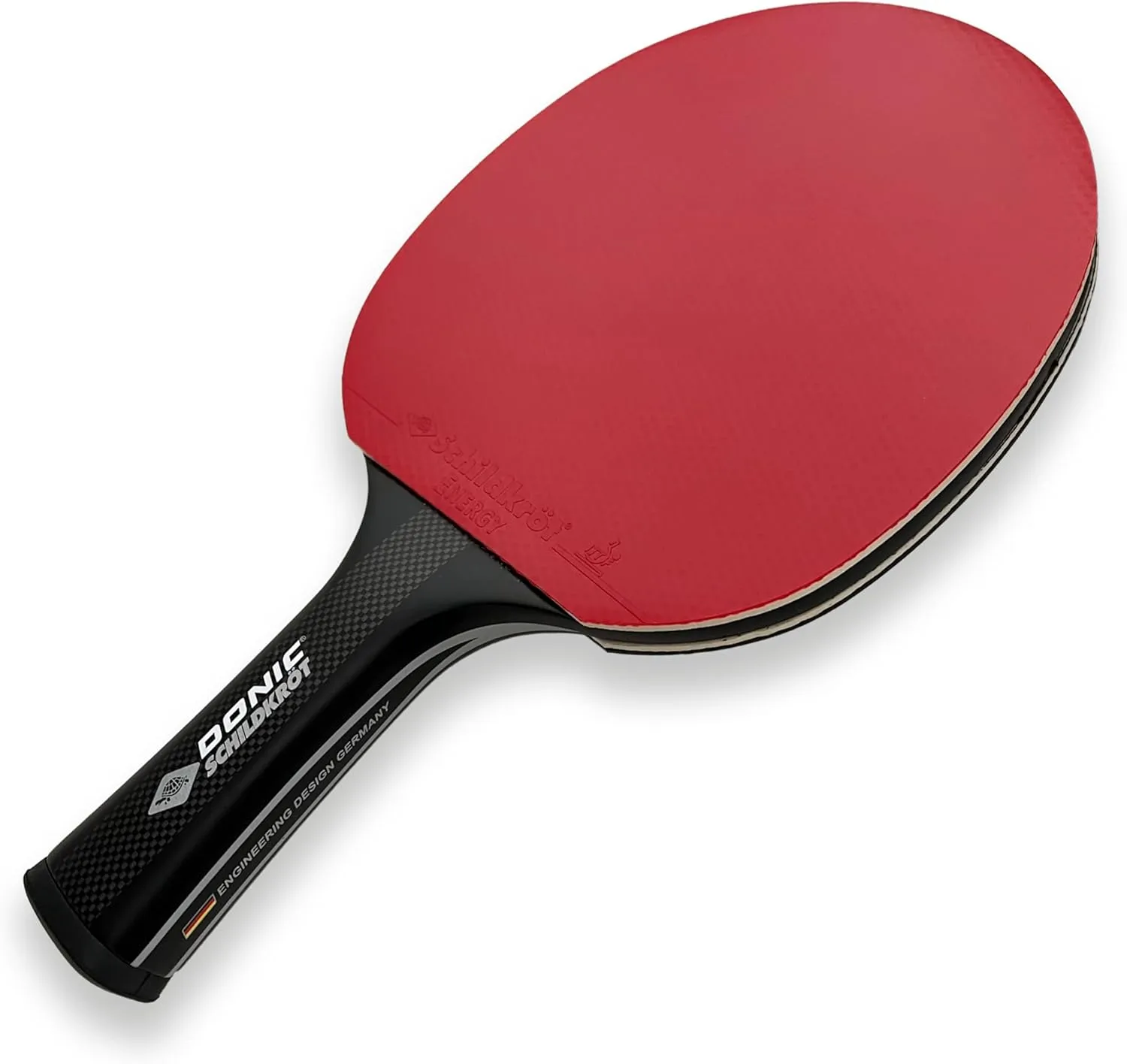 Donic-Schildkröt CarboTec Table Tennis Bat Concave ITTF Rubber 20% 50% and 100% Carbon Selectable