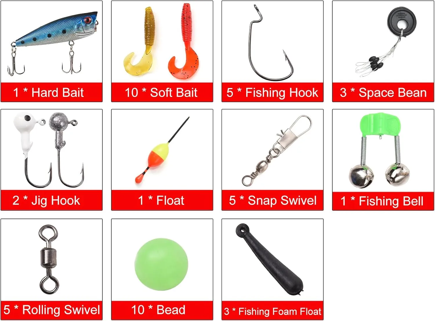 doorslay Kids Fishing Rod and Reel Combo Full Kit 1.2m/1.5m Telescopic Casting Rod Pole with Spincast Reel and Hooks Lures Swivels Carry Bag