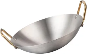 Double Handled Dry Pot Versatile Cooking Pan for Seafood Beef Wok for Stoves Smooth Design for Home Kitchen Use