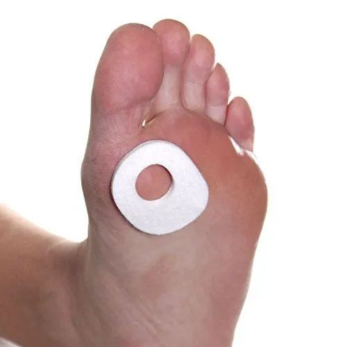 Dr. Jills Callus Pads, 1/8" Adhesive Felt Oval Callus Cushion Pads (100 Per Pack)