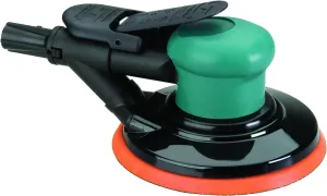 Dynabrade 59043 6" (152mm) Dia. Self-Generated Vacuum Dynorbital-Spirit Random Orbital Sander, .25 hp, 12000 rpm, 3/32" (2mm) Dia. Orbit, Rear Exhaust