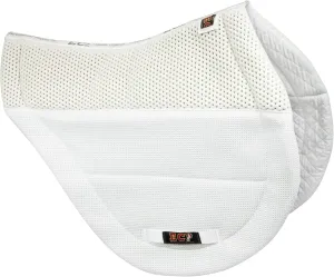 ECP Equine Comfort Products Grip Tech Eventing Saddle Pad, Non-Slip, Shock-Absorbing, Breathable, Compression Foam for Comfort, Ideal for Jumping, Dressage, Trails, and Shows